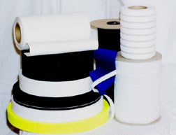 Knitted White & Black Elastic